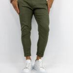 Παντελόνι Jogger Loose Fit Μονόχρωμο Πράσινο