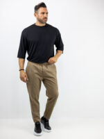 Παντελόνι Jogger Loose Fit Μπέζ