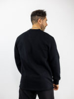 Μπλούζα Regular Fit Μονόχρωμη Μαύρη