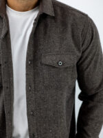 Πουκάμισο Μάλινο Slim Fit Γκρι