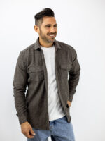Πουκάμισο Μάλινο Slim Fit Γκρι