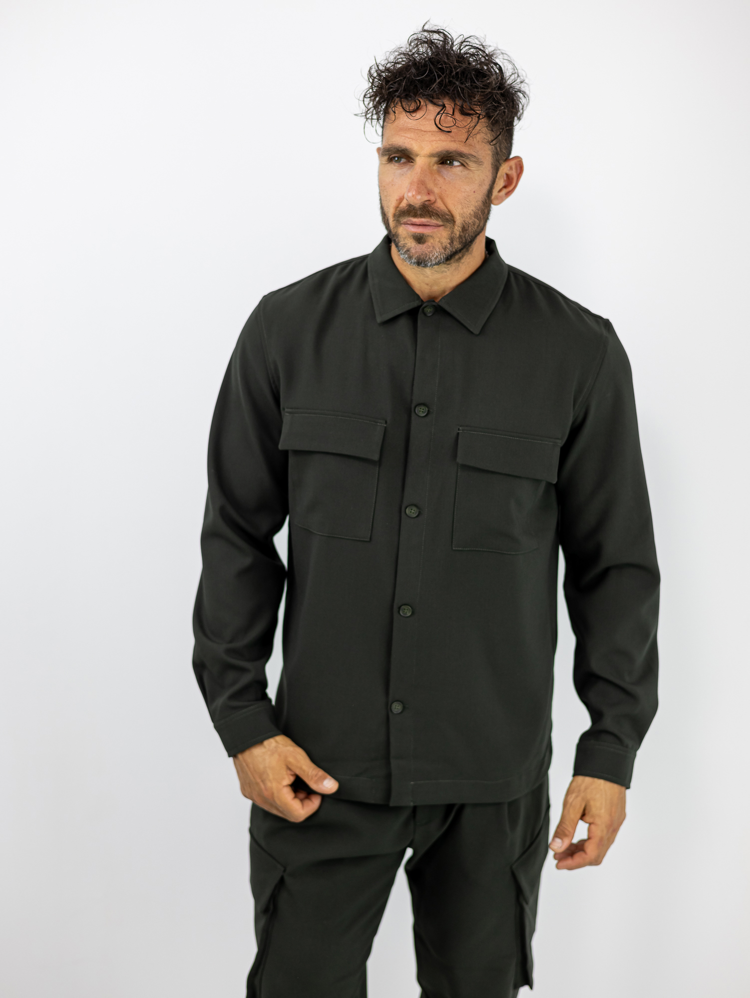 POUKAMISO_HACKER_110506_LADI_01.jpg Πουκάμισο Regular Fit Λαδί