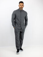 Παντελόνι Jogger Loose Fit & Πουκάμισο Regular Fit Γκρί