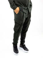 Παντελόνι Cargo Army Set Λαδί & Πουκάμισο Regular Fit Λαδί