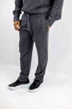Jean Παντελόνι Jogger Loose Fit & Jean Πουκάμισο Regular Fit Γκρί