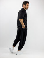 Παντελόνι Jogger Loose Fit & Πουκάμισο Oversized & Κρυφή Πατιλέτα Μαύρο