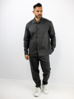Παντελόνι Chinos & Λάστιχο Πισω & Overshirt Πουκάμισο Λαδί