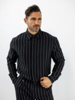 Παντελόνι Jogger Loose Fit & Overshirt Πουκάμισο Ριγέ