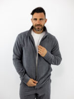 Παντελόνι Jogger Loose Fit & Jacket Slim Fit Γκρί