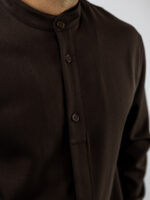 Πουκάμισο Overshirt Regular Fit & Παντελόνι Jogger Loose Fit Καφέ