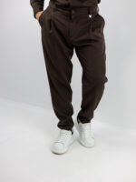 Πουκάμισο Overshirt Regular Fit & Παντελόνι Jogger Loose Fit Καφέ