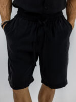 Βερμούδα Regular Fit & Πουκάμισο Regular Fit Μαύρο