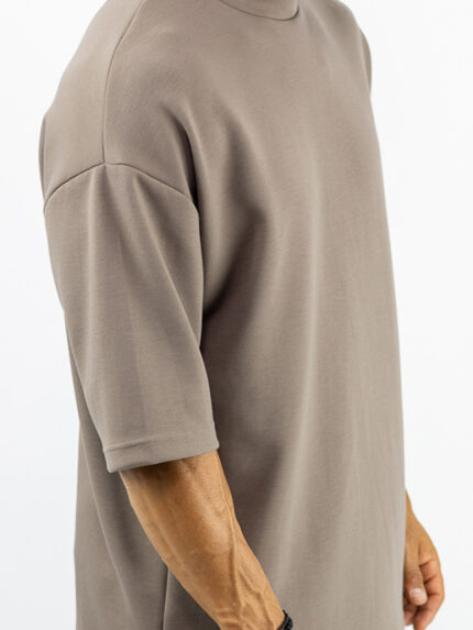 T-Shirt Oversized Μονόχρωμο Fanco