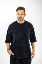 T-Shirt Oversized Μαύρο