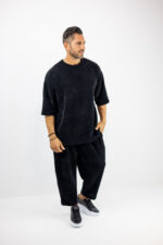 T-Shirt Oversized Μαύρο