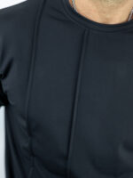 T-Shirt Oversized Μονόχρωμο Μαύρο
