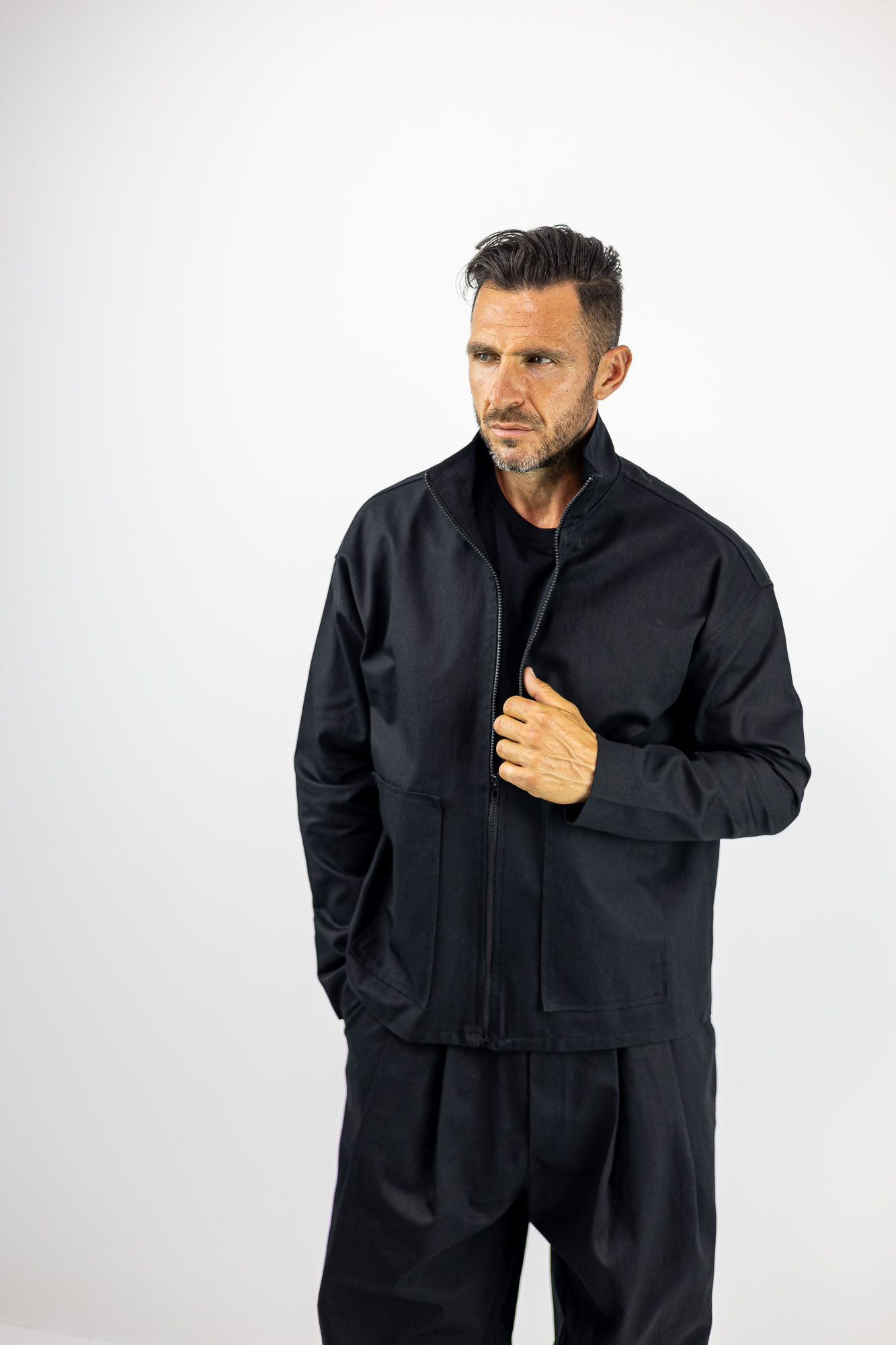 ZAKETA_TWINBLACK_120287_MAURO_01.jpg Ζακέτα Oversized Μονόχρωμη Μαύρη