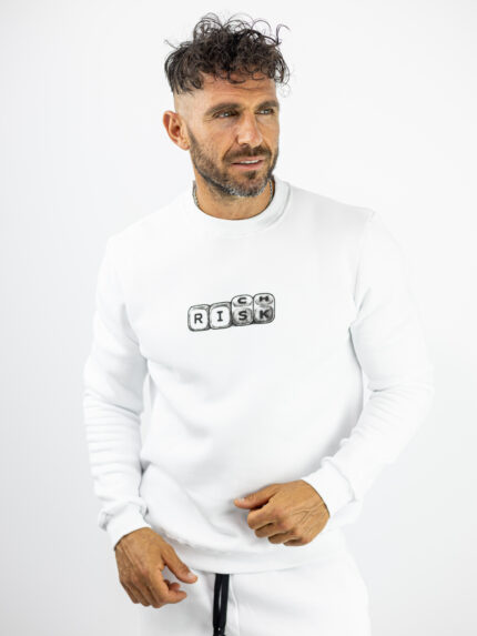 Φούτερ Risk Regular Fit Λευκό