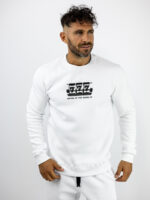 Φούτερ Spin 777 Regular Fit Λευκό