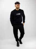 Φούτερ Risk Regular Fit Μαύρο