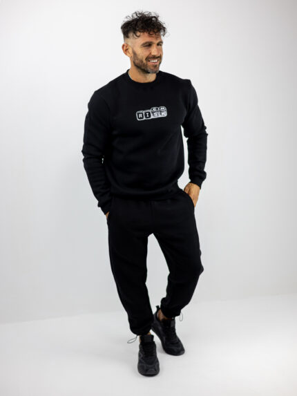 Φούτερ Risk Regular Fit Μαύρο