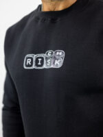 Φούτερ Risk Regular Fit Μαύρο