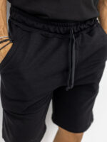 Βερμούδα Regular Fit Μαύρη
