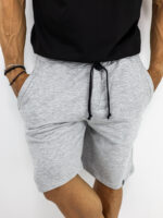 Βερμούδα Regular Fit Γκρί Ανοιχτό