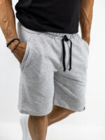 Βερμούδα Regular Fit Γκρί Ανοιχτό