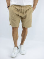 Βερμούδα Regular Fit Μπέζ