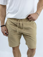 Βερμούδα Regular Fit Μπέζ
