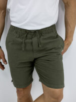 Βερμούδα Regular Fit Λαδί