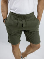 Βερμούδα Regular Fit Λαδί