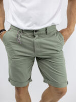 Βερμούδα Regular Fit Γκρί