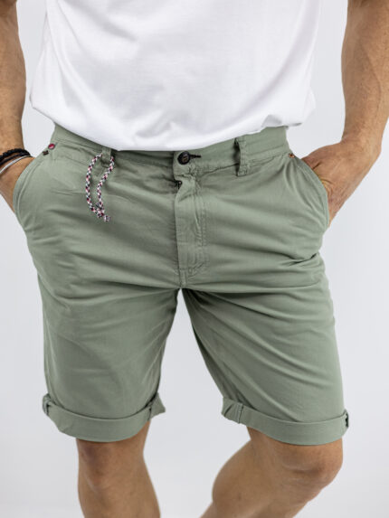 Βερμούδα Regular Fit Γκρί