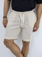 Βερμούδα Regular Fit Μπέζ