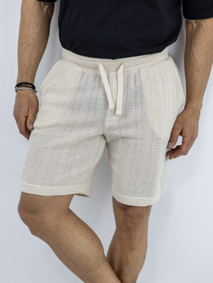 Βερμούδα Regular Fit Μπέζ