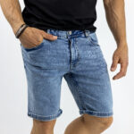 Jean Βερμούδα Regular Fit Μπλέ