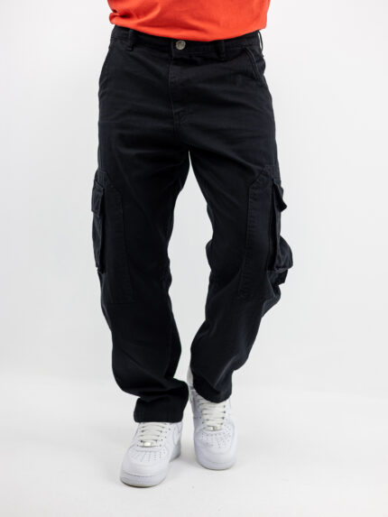 Παντελόνι Cargo Oversized Μαύρο