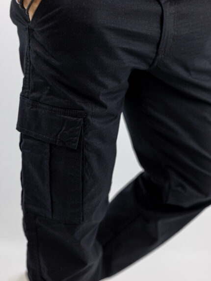 Παντελόνι Cargo Regular Fit Μαύρο