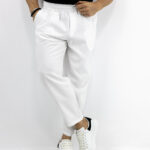 Παντελόνι Jogger Loose Fit Λευκό