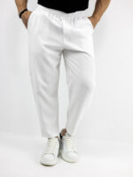 Παντελόνι Jogger Loose Fit Λευκό
