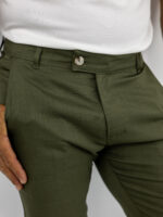 Παντελόνι Jogger Loose Fit Μονόχρωμο Πράσινο