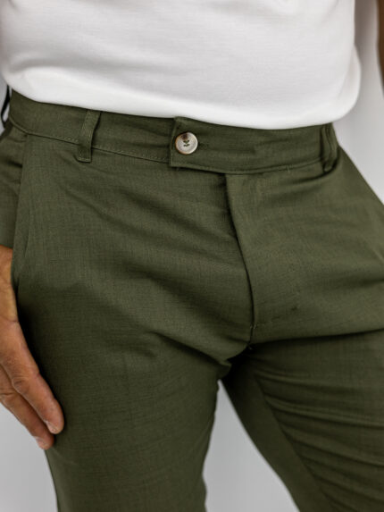 Παντελόνι Jogger Loose Fit Μονόχρωμο Πράσινο