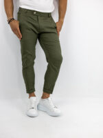 Παντελόνι Jogger Loose Fit Μονόχρωμο Πράσινο