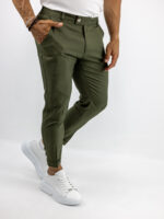 Παντελόνι Jogger Loose Fit Μονόχρωμο Πράσινο