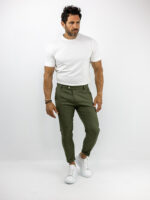 Παντελόνι Jogger Loose Fit Μονόχρωμο Πράσινο