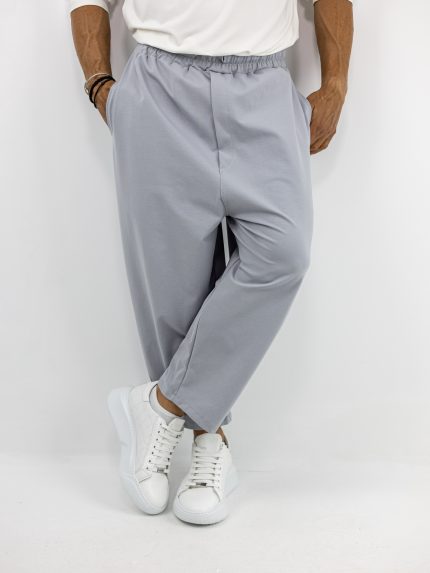 Πάντελονι Oversized Japanese Γκρί