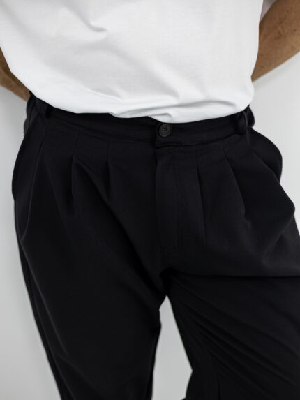 Παντελόνι Jogger Loose Fit & Λάστιχο Πίσω Μαύρο