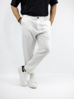 Jean Παντελόνι Jogger Loose Fit Λεύκο